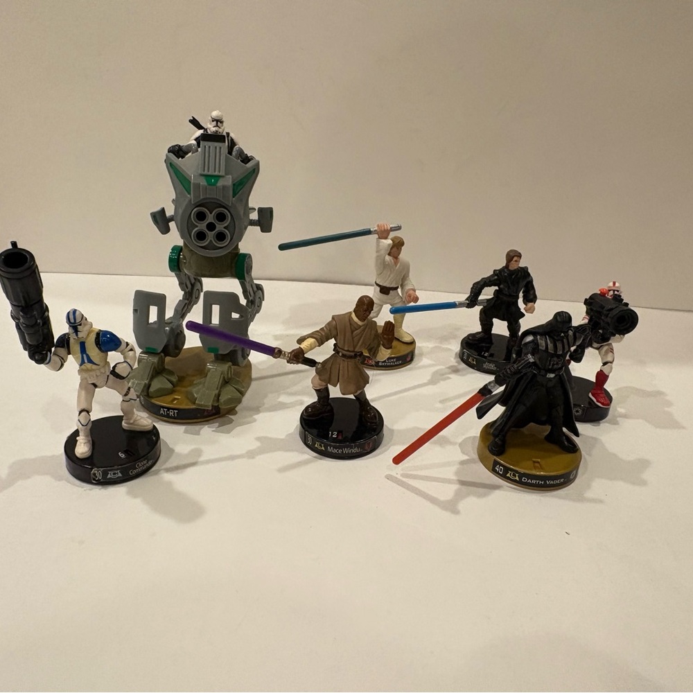 Star Wars Attackback Game Pieces Lot of Seven